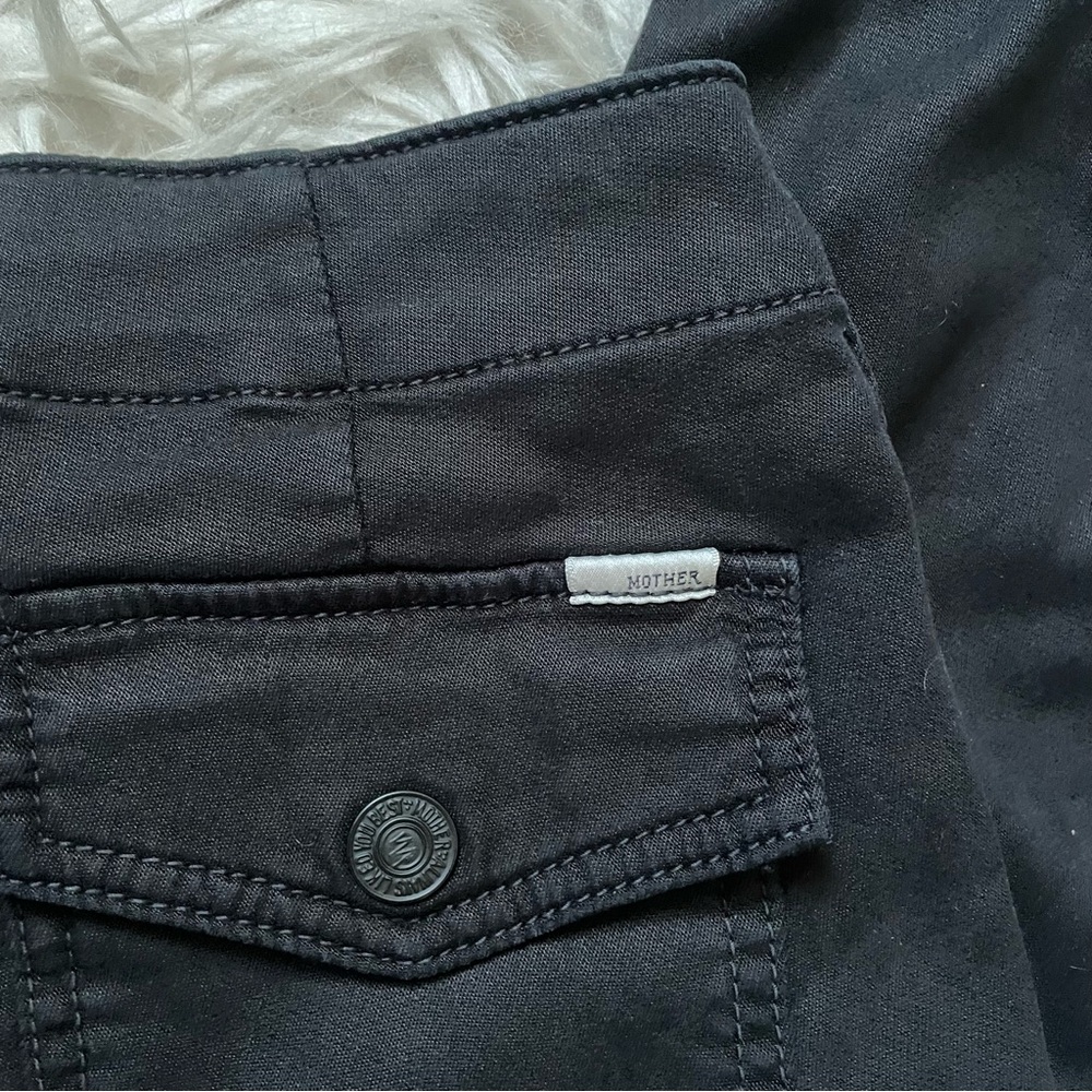 Mother The Wee Misfit Jogger Pants Black 25 - Picture 15 of 16